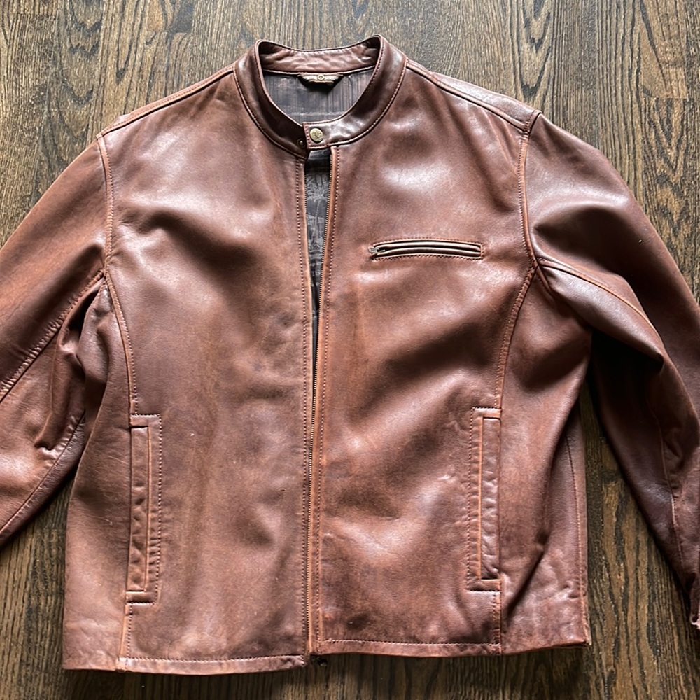 Tommy Bahama Men’s Leather Moro Jacket